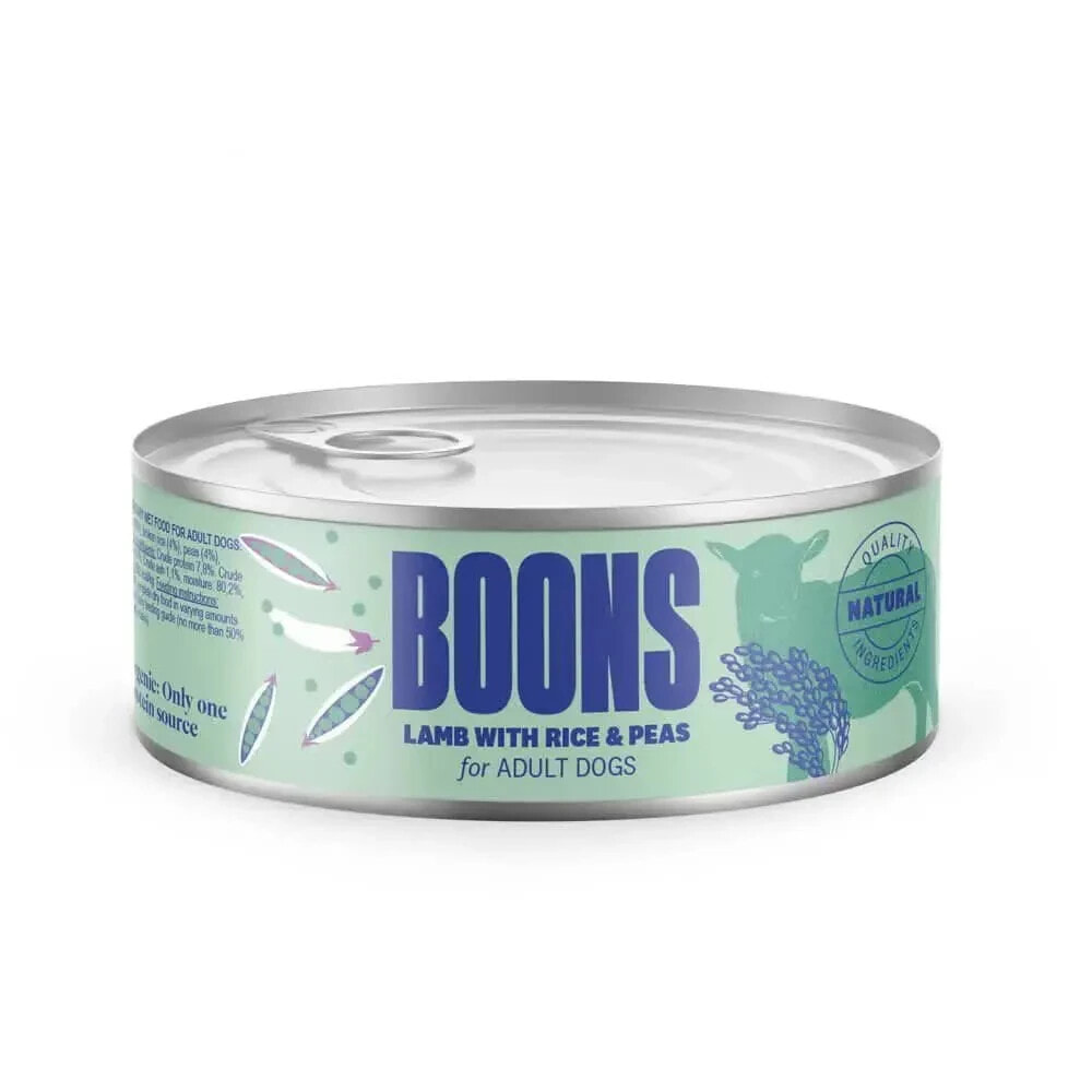 BOONS Adult Lamb Rice Peas 185g Dog Snack 10 Units