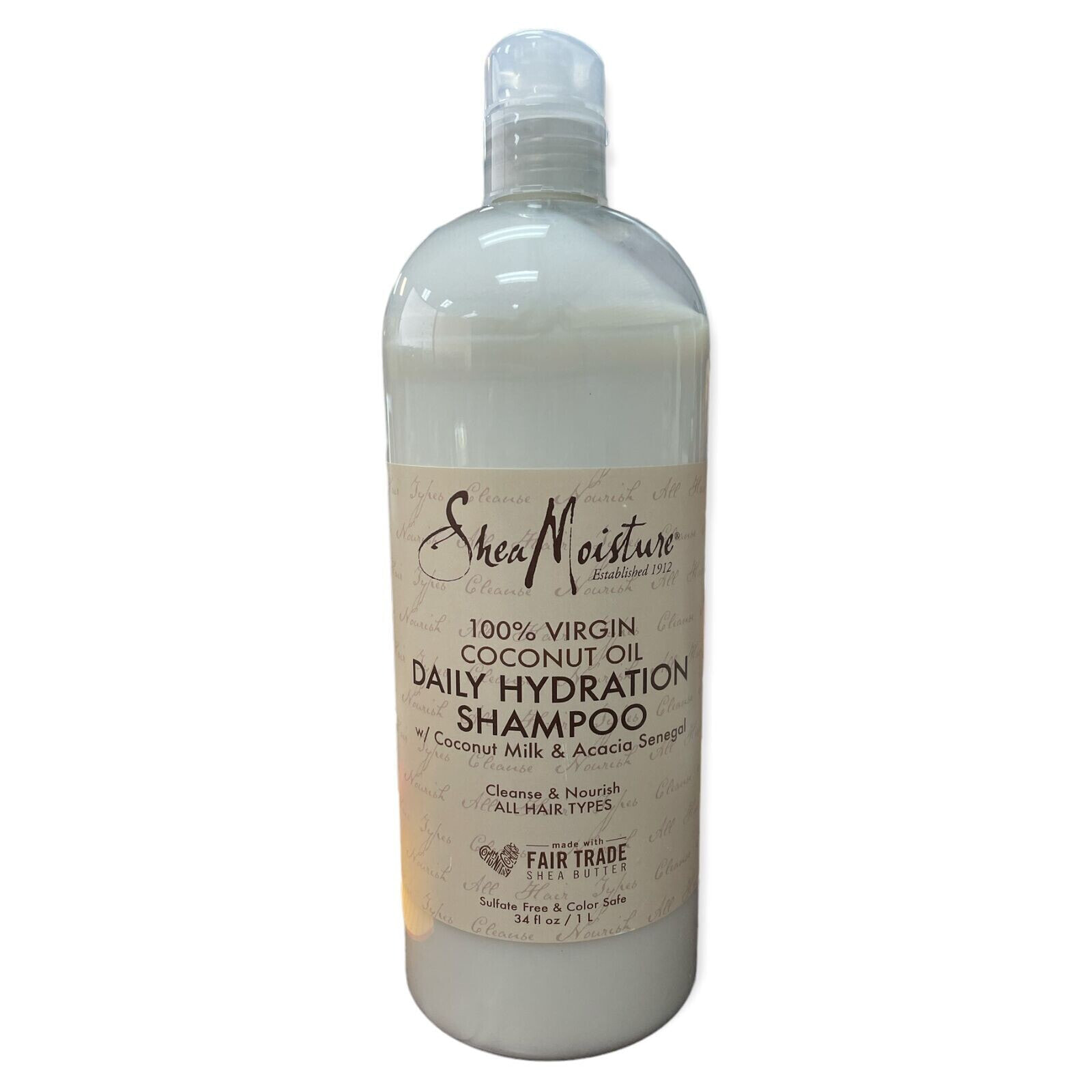 Shea Moisture Virgin Coconut Oil Shampoo, 34 oz.