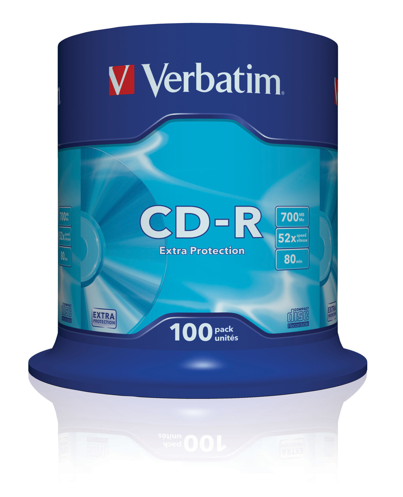 Verbatim CD-R Extra Protection 700 MB 100 шт 43411