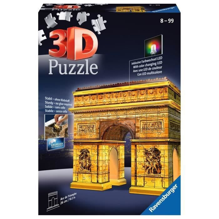 Ravensburger Arc De Triomphe Night Edition 3D Puzzle 3D пазл 4005556125227
