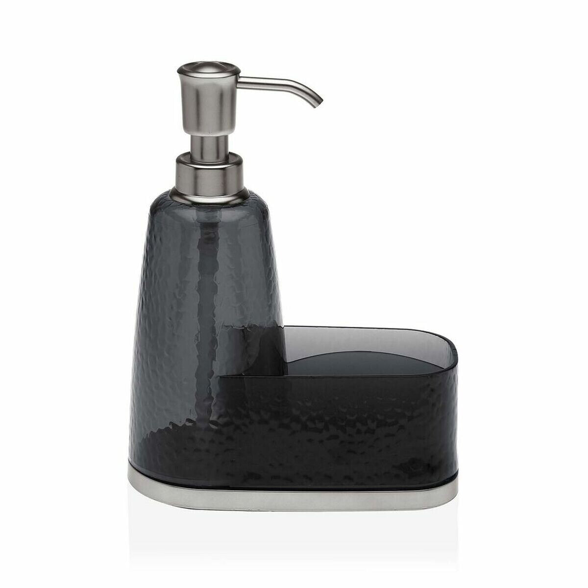 Soap Dispenser Versa Black polystyrene (8 x 19,5 x 16 cm)