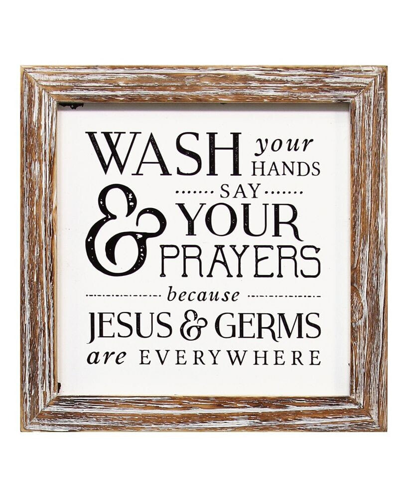 Stratton Home Décor stratton Home Decor Wash Your Hands Say Your Prayers