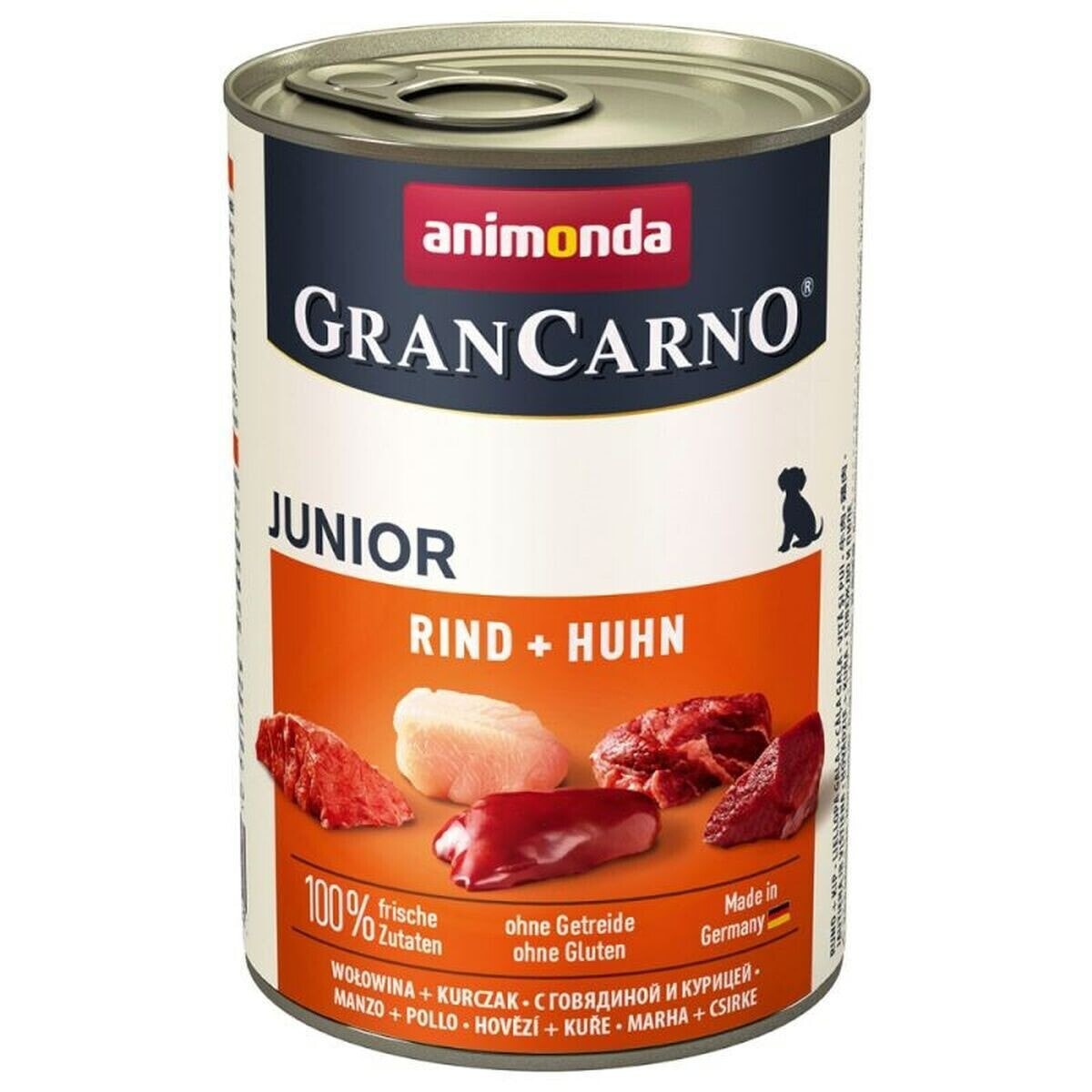 Wet food Animonda GranCarno Original Chicken Veal 400 g
