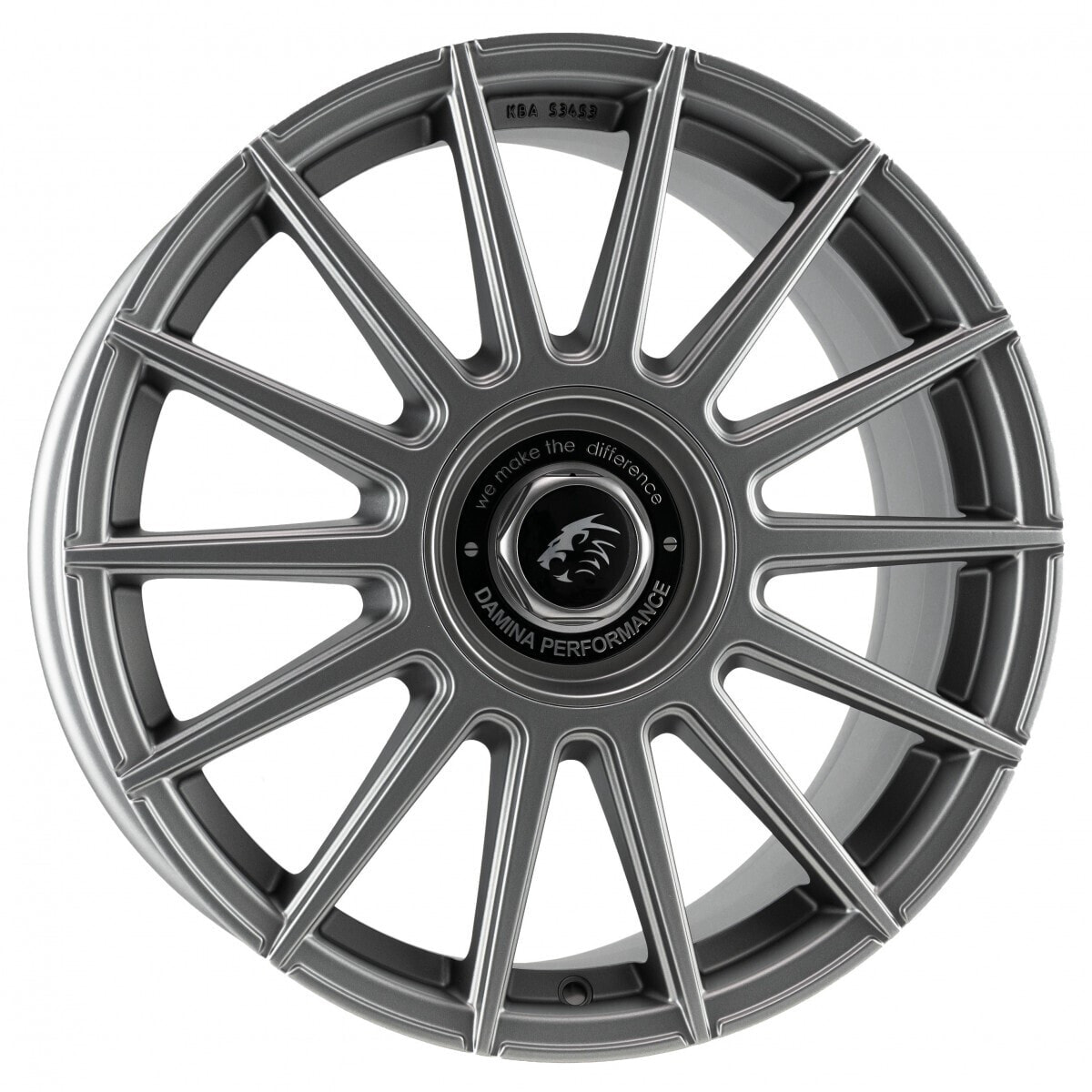Колесный диск литой Damina Performance DM09 matt grey - Inlay black 8x18 ET30 - LK5/112 ML72.6