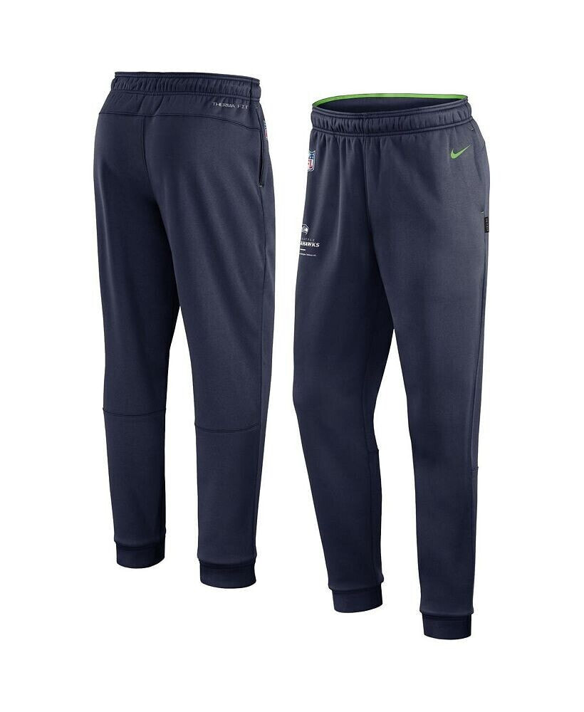 Nike men's College Navy Seattle Seahawks Sideline Logo Performance Pants