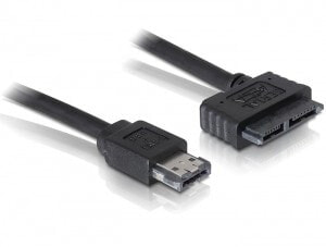 DeLOCK Cable eSATAp / Slimline SATA13pin, 0.5m кабель SATA 0,5 m Черный 84413