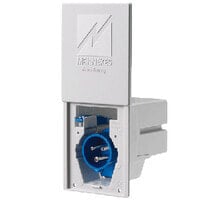 Mennekes 8001 - 3P - Blue - White - IP44 - 230 V - 50-60 Hz - 16 A