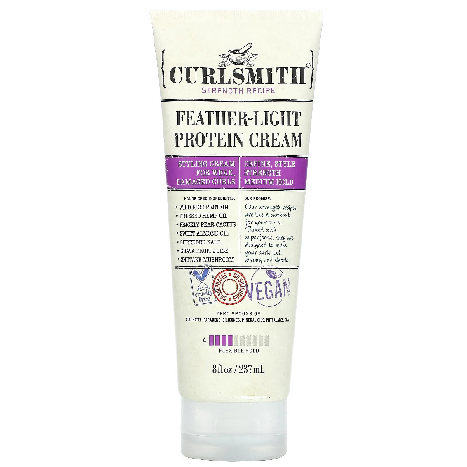Curlsmith Feather-Light Protein Cream Крем для укладки слабых и ломких волос 237 мл