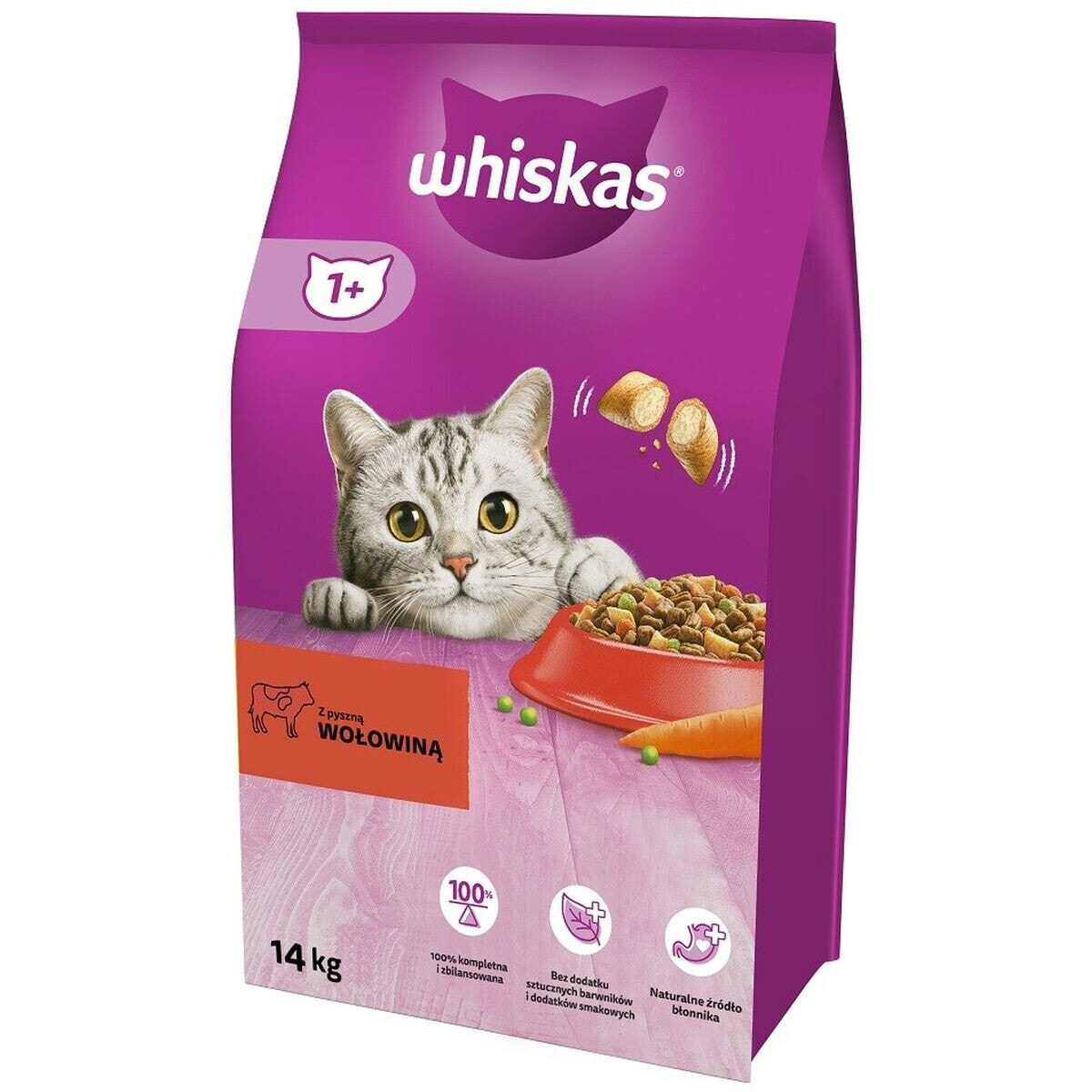 Cat food Whiskas 5900951014345 Adult Veal 14 Kg