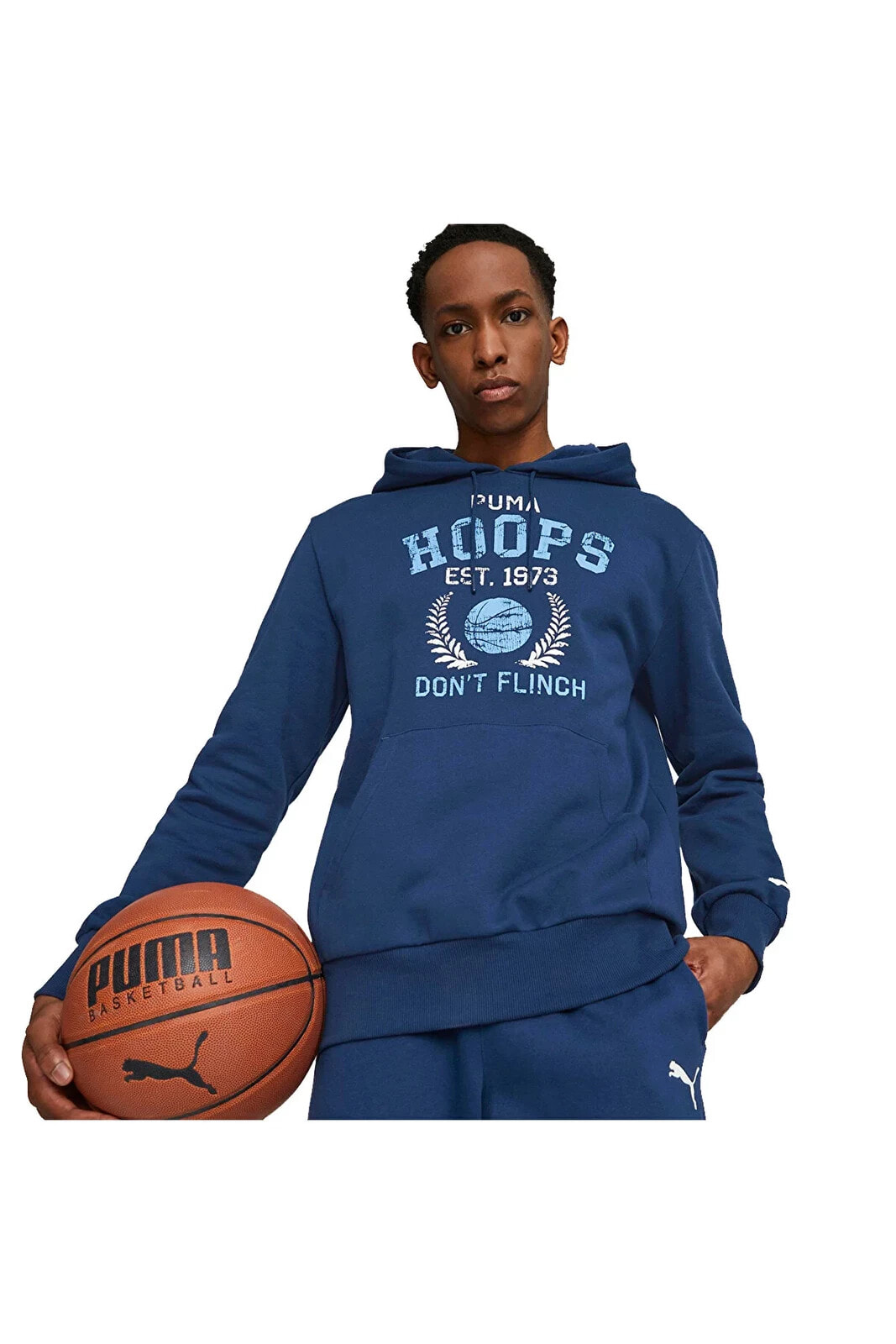 Blueprint Graphic Erkek Lacivert Basketbol Sweatshirt 62208301