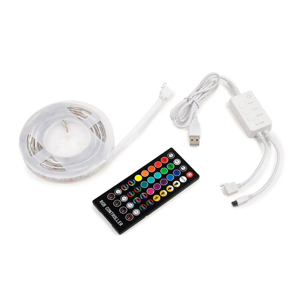 EMUCA Rgb Octans Usb Led Strip Kit With Remote Control And Wifi 5V Dc Control