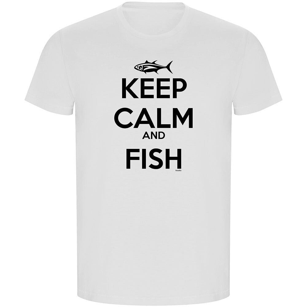KRUSKIS Keep Calm And Fish ECO Short Sleeve T-Shirt