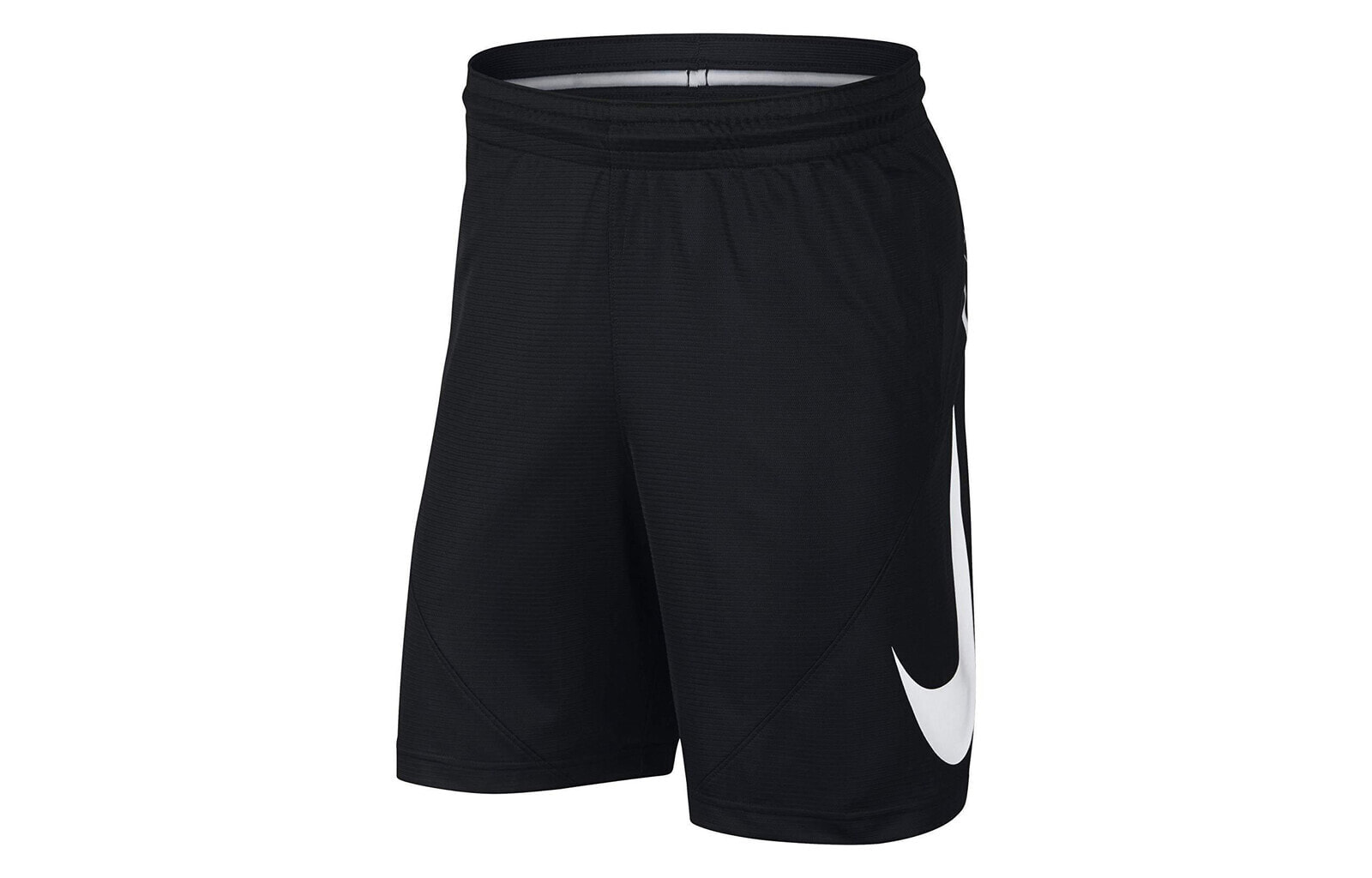 Nike Black Dri-fit 9 Inch Basketball Shorts 黑白大钩子短裤速干篮球裤 男款 黑色 / Брюки Nike Dri-fit 9 Inch Basketball Shorts Black (910704-010)