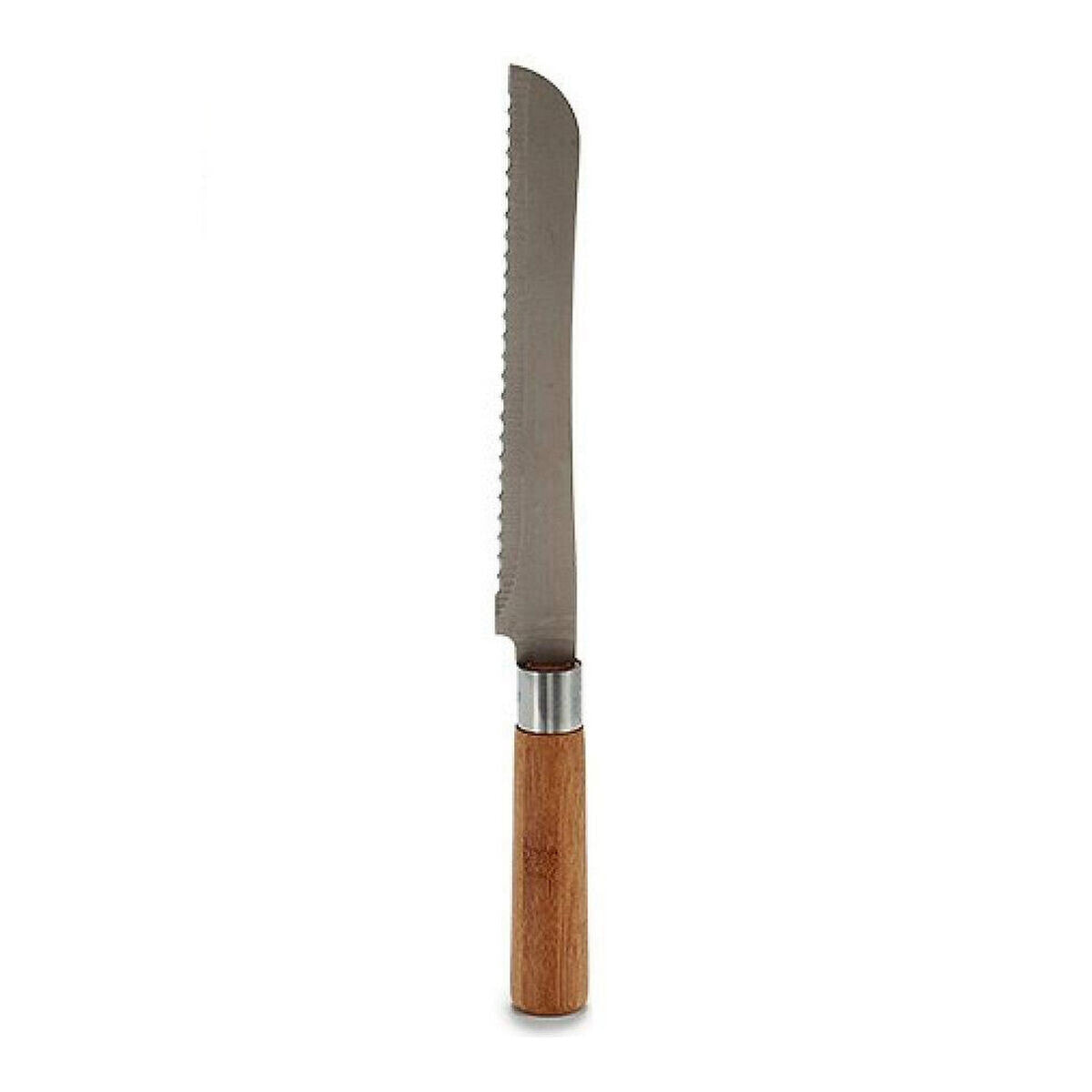 Serrated Knife Wood Bamboo Stainless steel