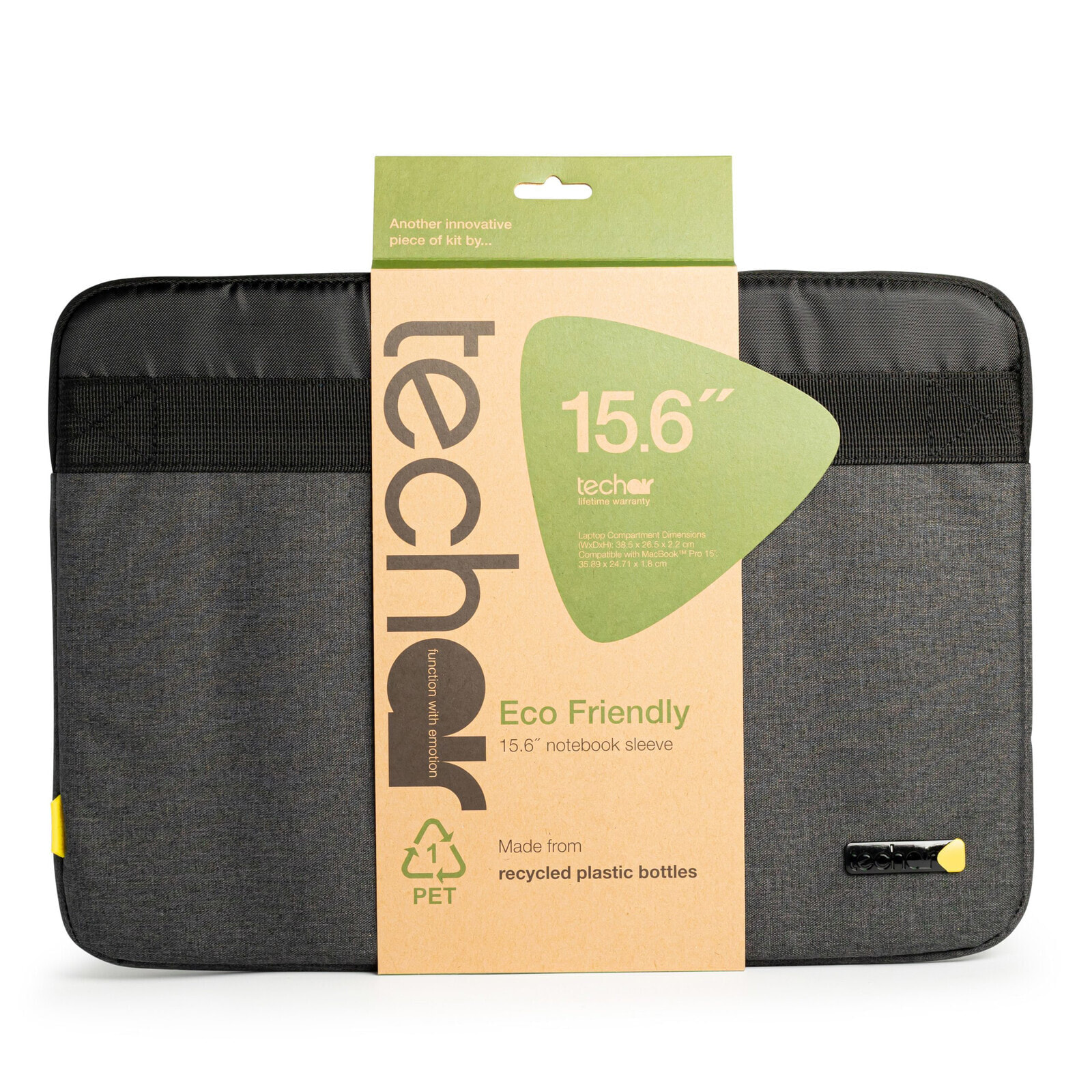 techair Tech air Eco essential - Sleeve case - 39.6 cm (15.6