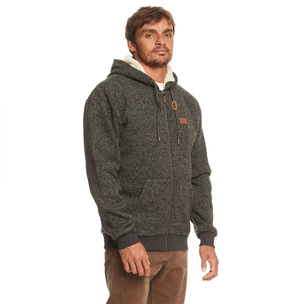 QUIKSILVER Keller Sherpa Full Zip Sweatshirt