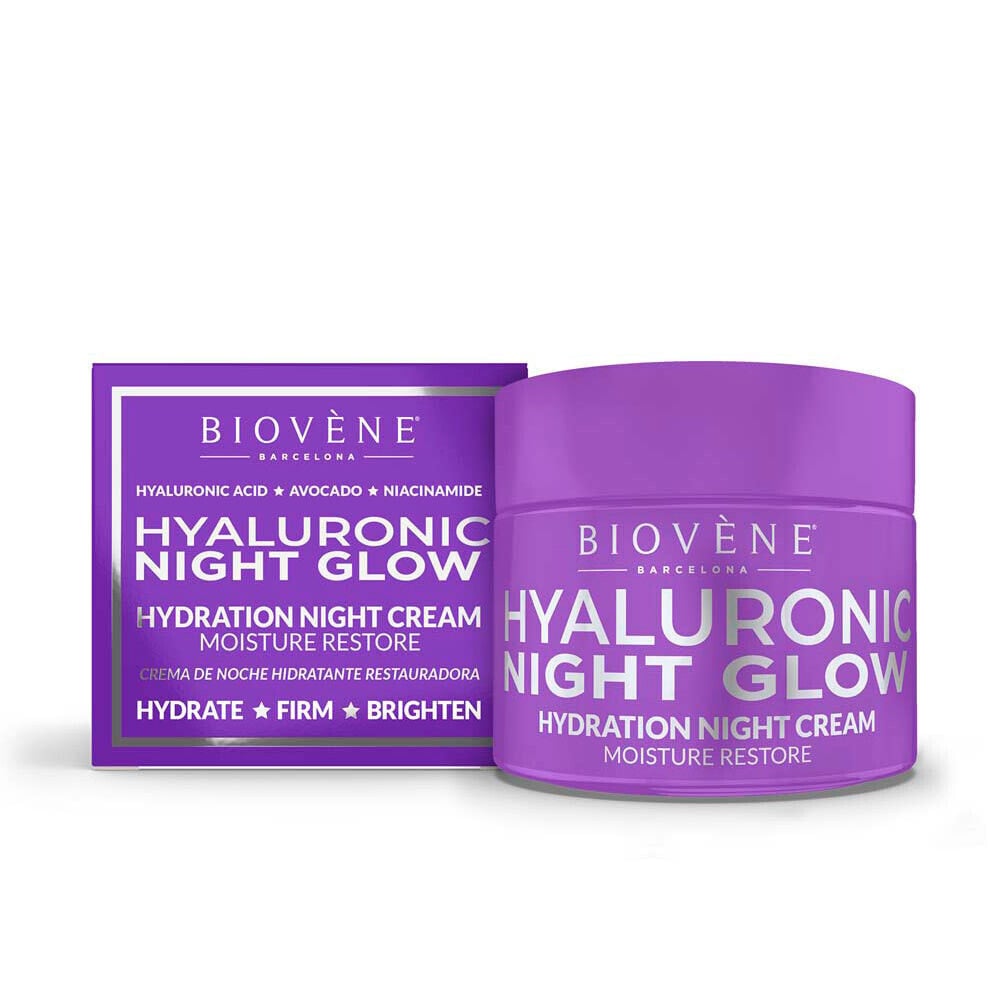 HYALURONIC NIGHT GLOW hydration night cream moisture restore 50 ml