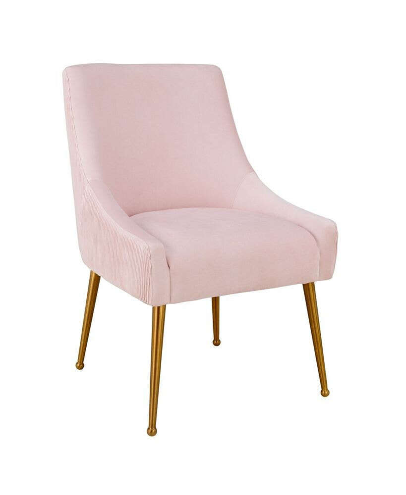 Beatrix Pleated Velvet Side Chair