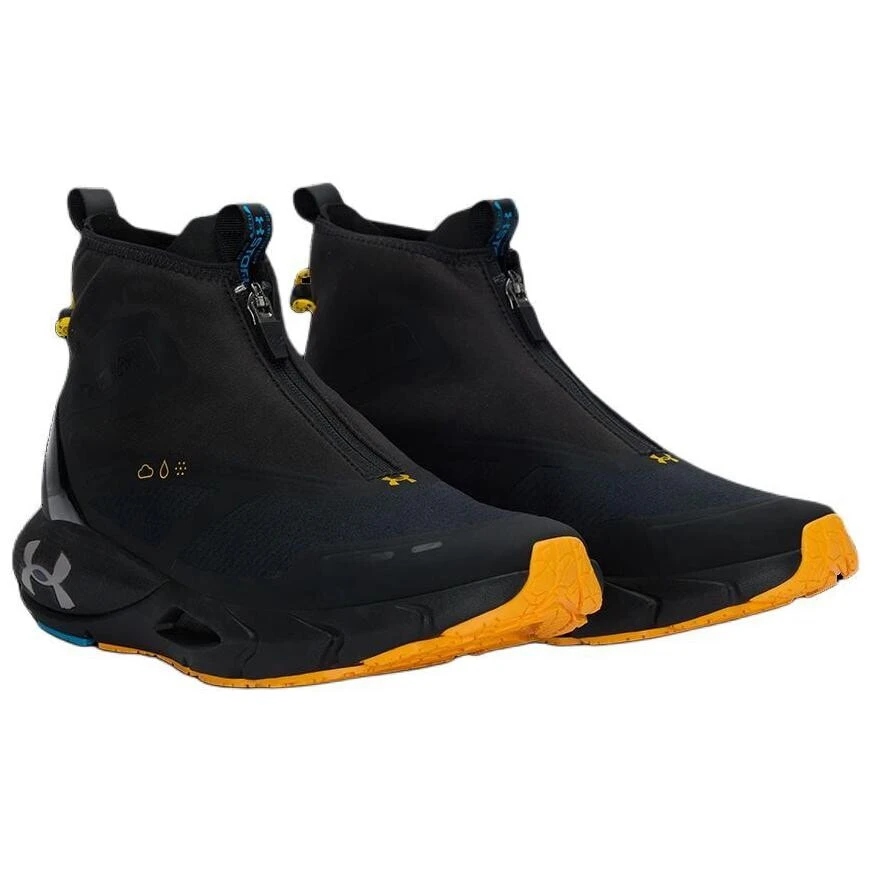 Under Armour HOVR Phantom Anti-Slip Wear-Resistant High-Top Running Shoes Unisex Black