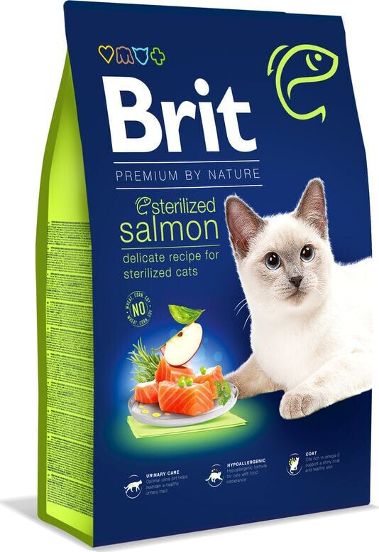 Brit Karma sucha Premium Sterilized z łososiem 0,3kg