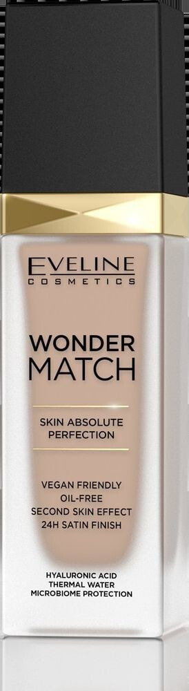 Eveline Wonder Match Skin Absolute Perfection No. 15 Natural Стойкий тональный крем с атласным финишем 30 мл