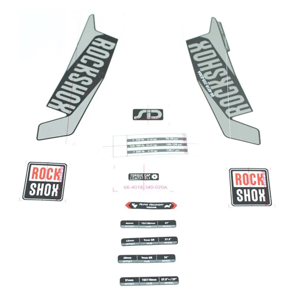 ROCKSHOX SID 26/27.5/29´´ fork stickers kit