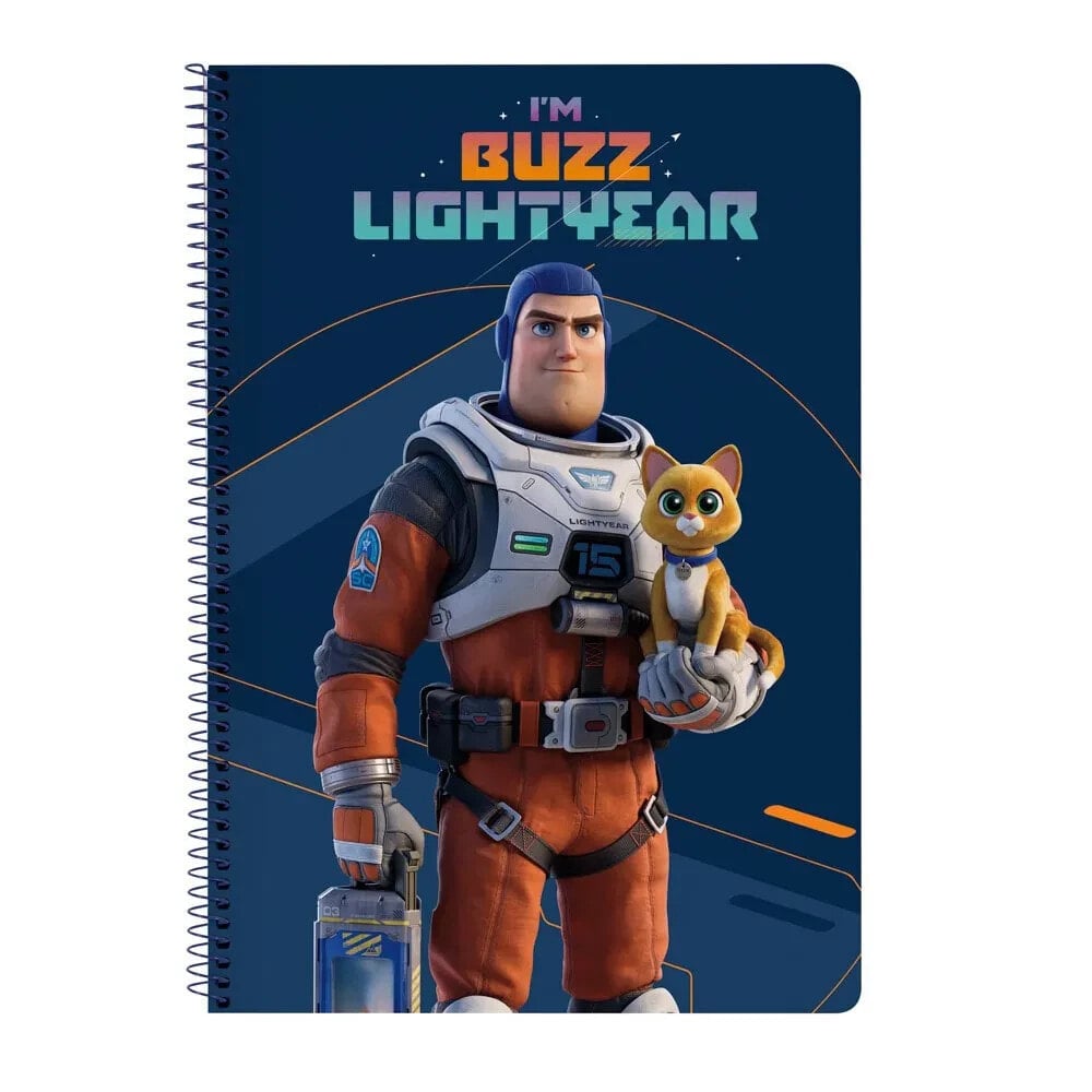 SAFTA 80 Sheets Hard Cover Lightyear Notebook