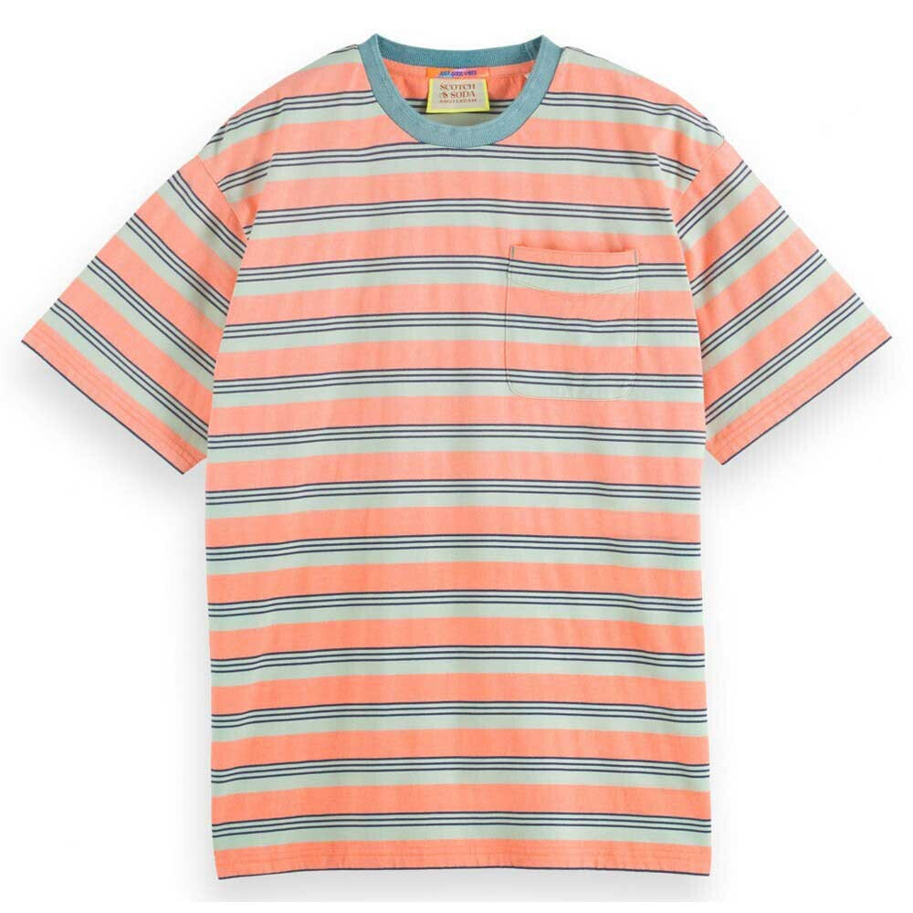 Peach Green Multistripe