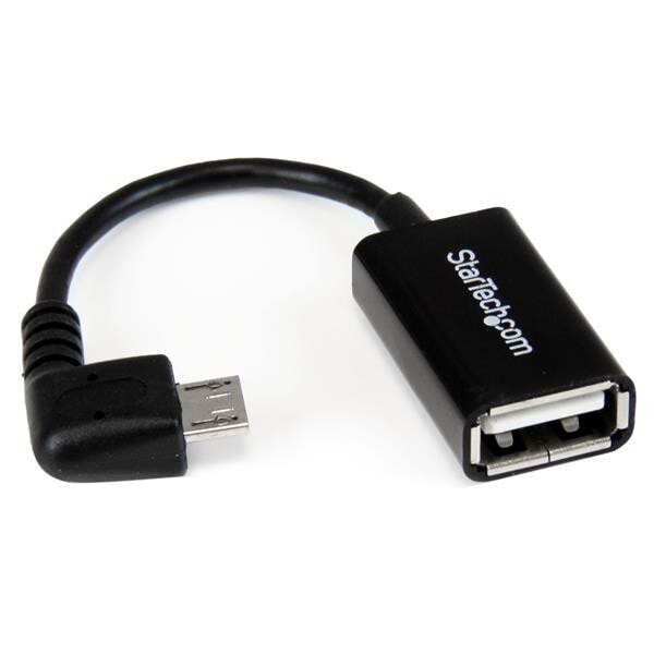 StarTech.com UUSBOTGRA USB кабель 0,127 m 2.0 Micro-USB B USB A Черный