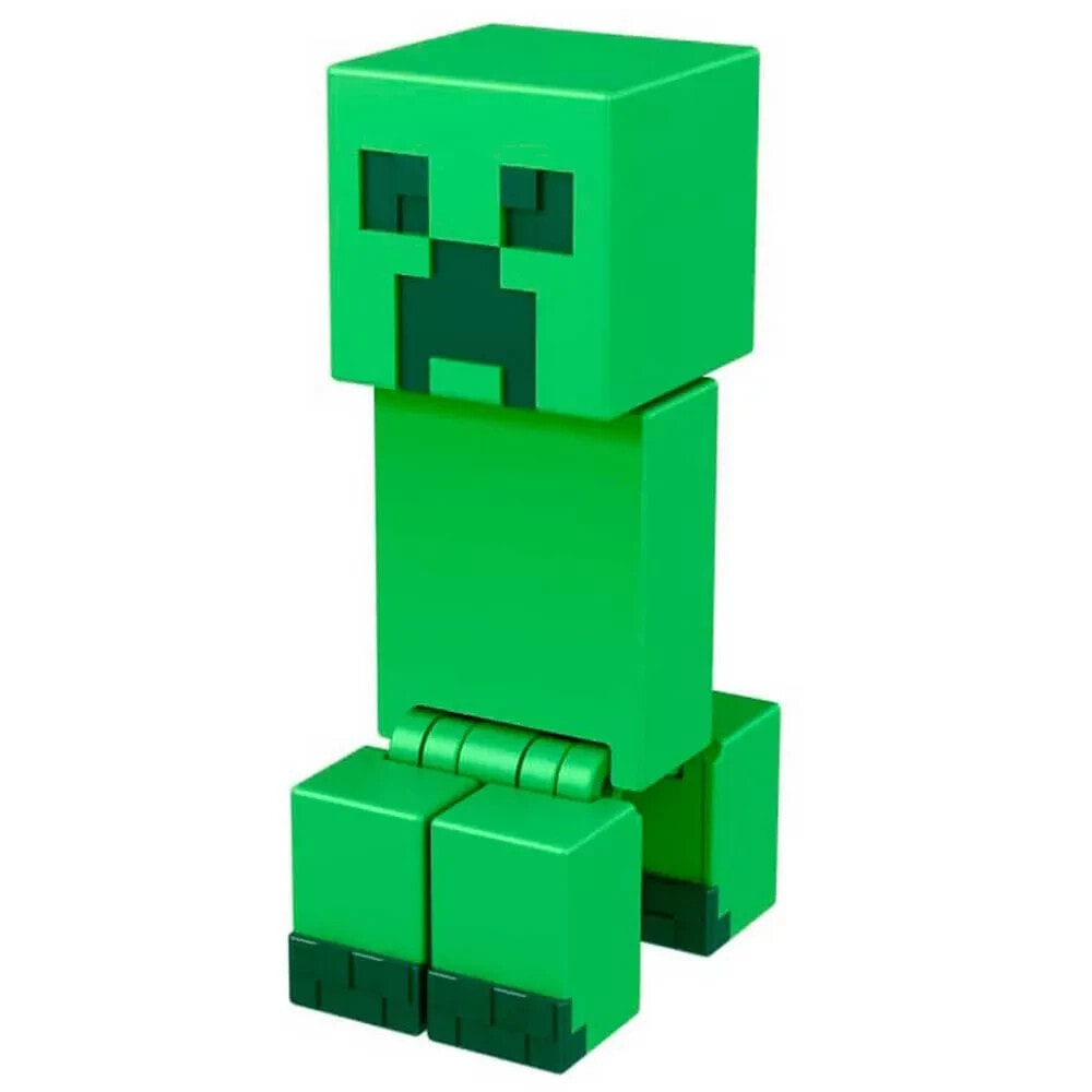 MINECRAFT Creeper Action Figure 3.25 In With 1 Build A Portal Piece & 1 Accessory