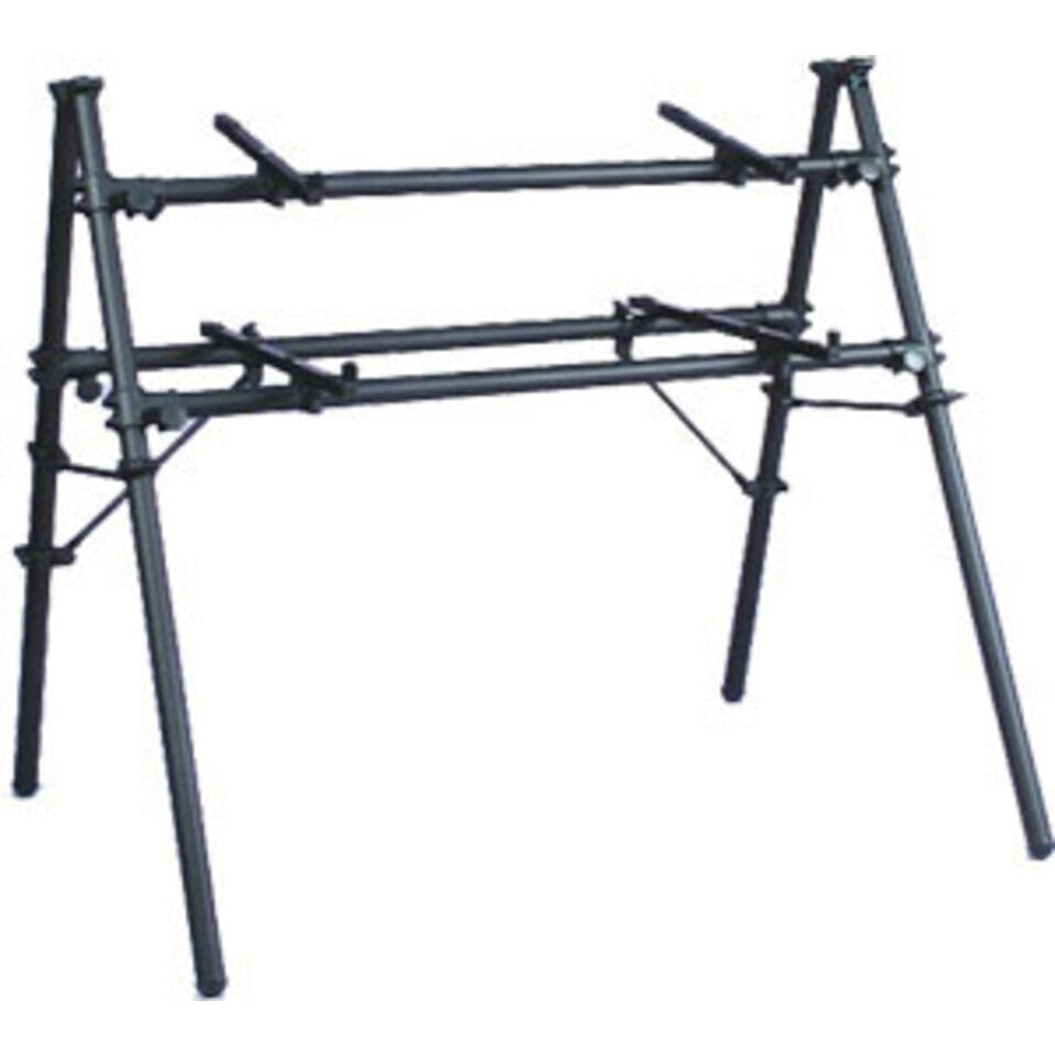 Jaspers Keyboard Stand for 2 keyboards, black