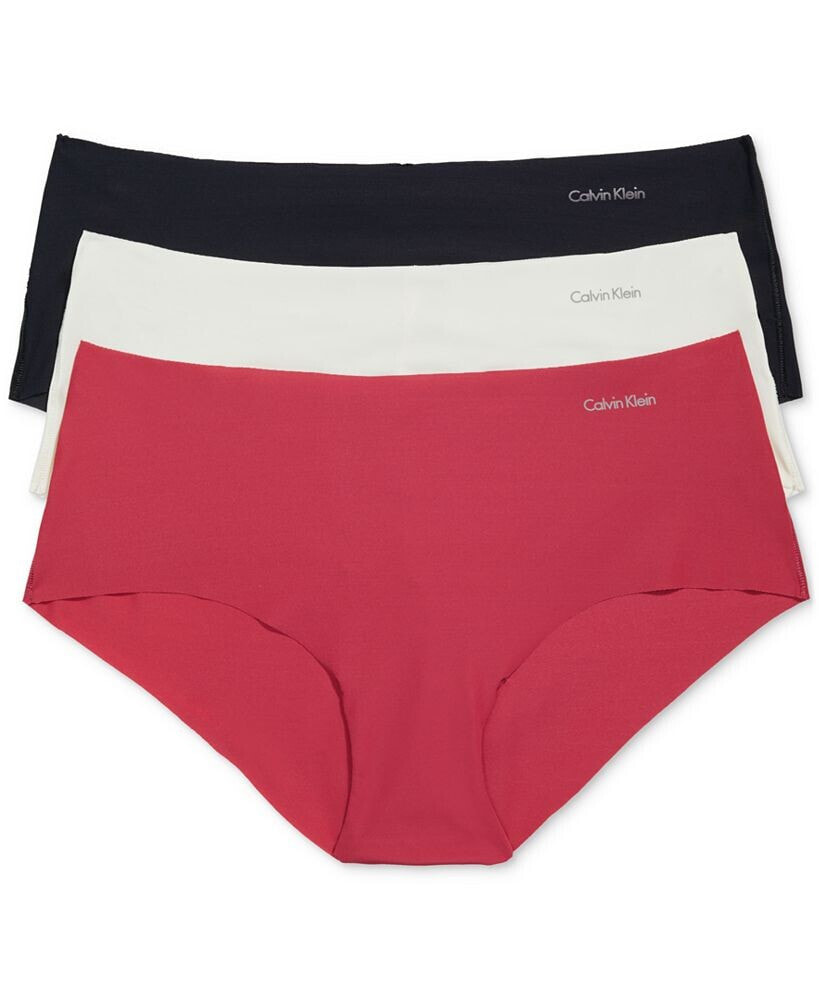 Calvin Klein women's Invisibles 3-Pack Hipster Underwear QD3559