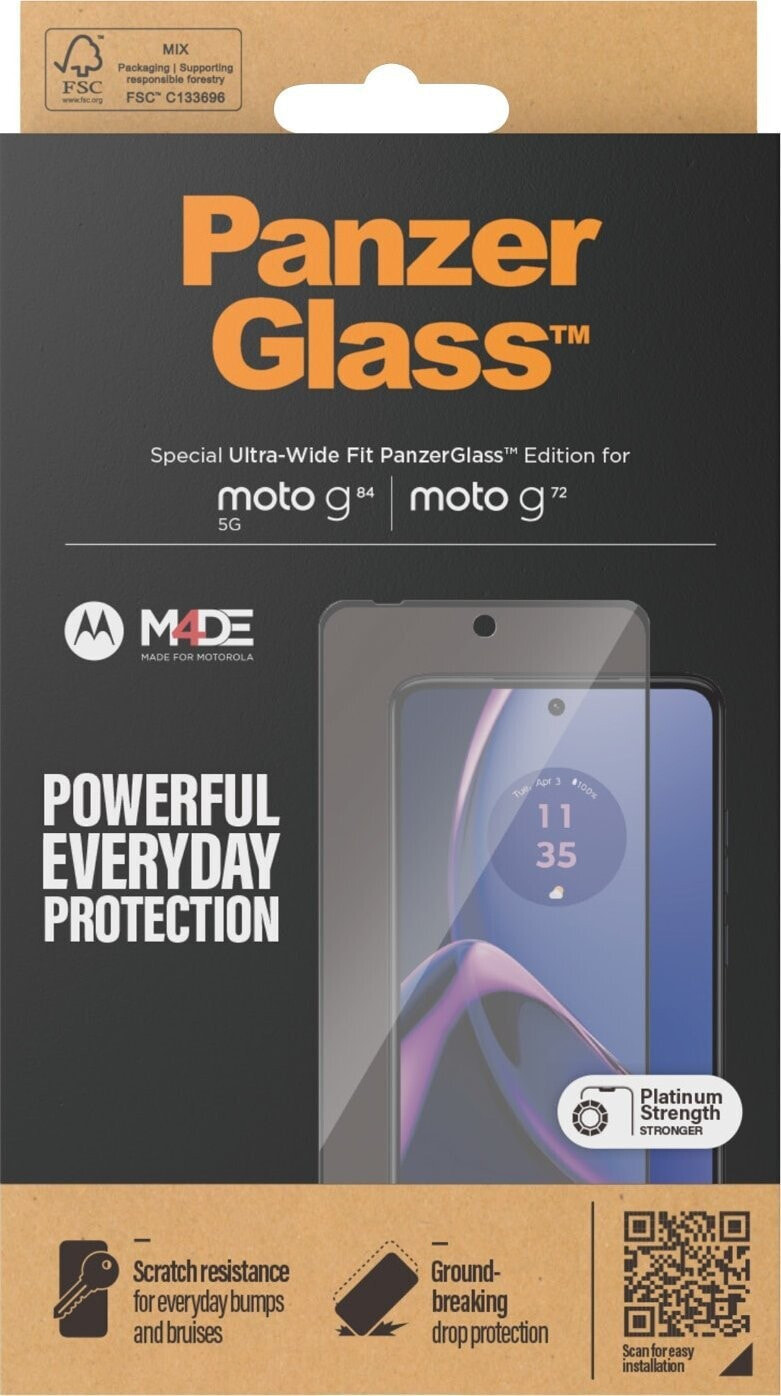 PanzerGlass PanzerGlass Screen Protector Motorola moto g84 / g72 /UWF