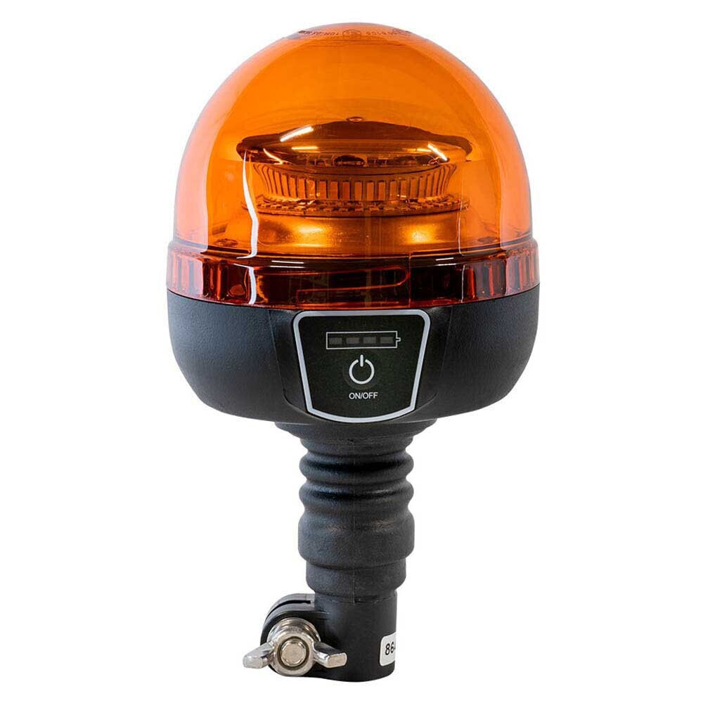 JBM Rechargeable led rotating beacon flexible base