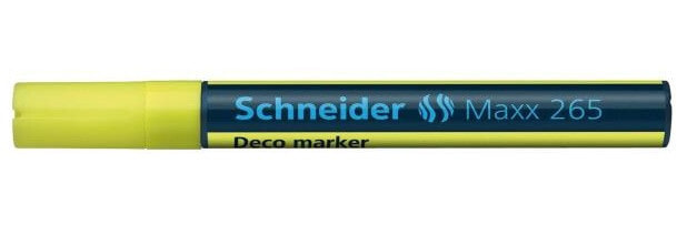 Schneider Pen MAXX 265 меловой маркер Желтый 10 шт P126505
