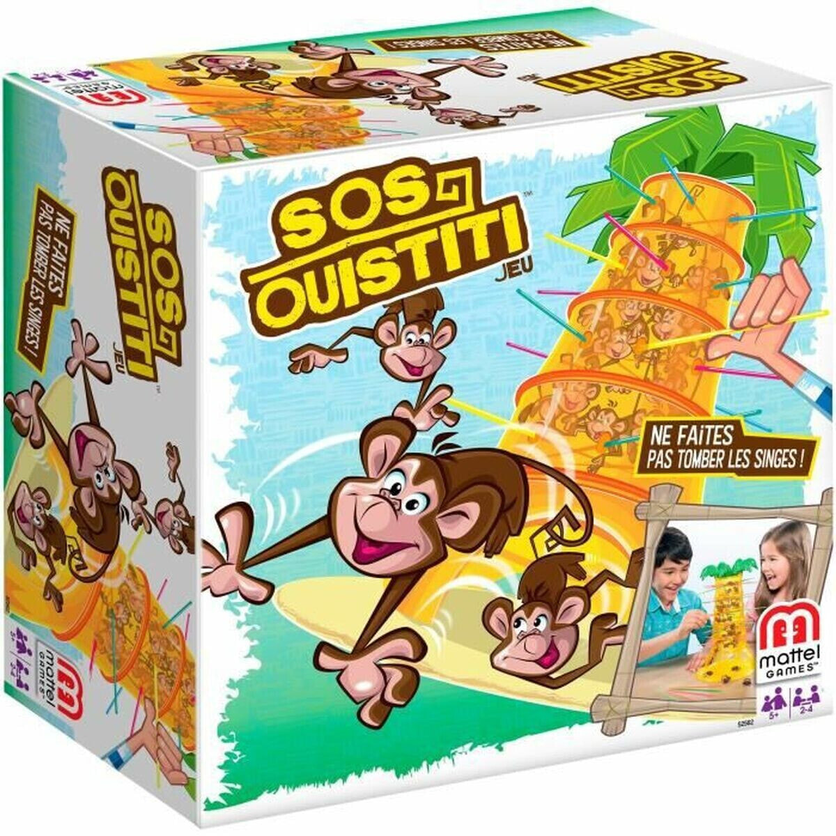 Board game Monos Locos Mattel 52563 26 cm