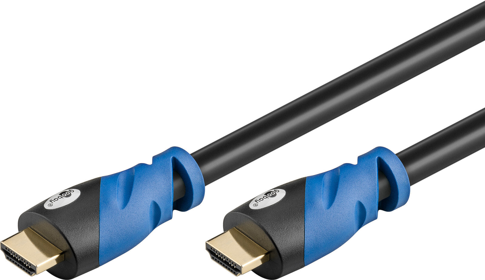 Goobay 72316 HDMI кабель 1 m HDMI Тип A (Стандарт) Черный, Синий