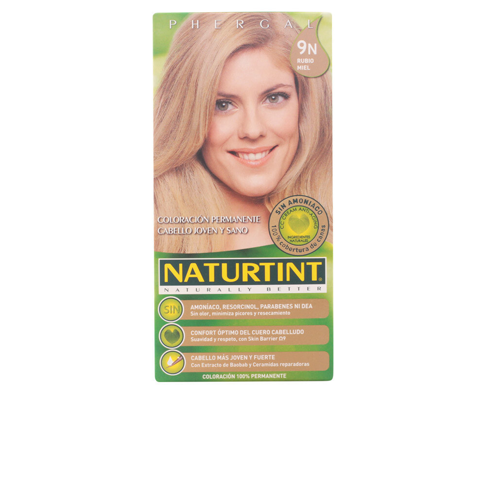Naturtint Permanent Hair Color No. 9N Honey Blonde Восстанавливающая перманентная краска для волос без аммиака, оттенок медово-русый