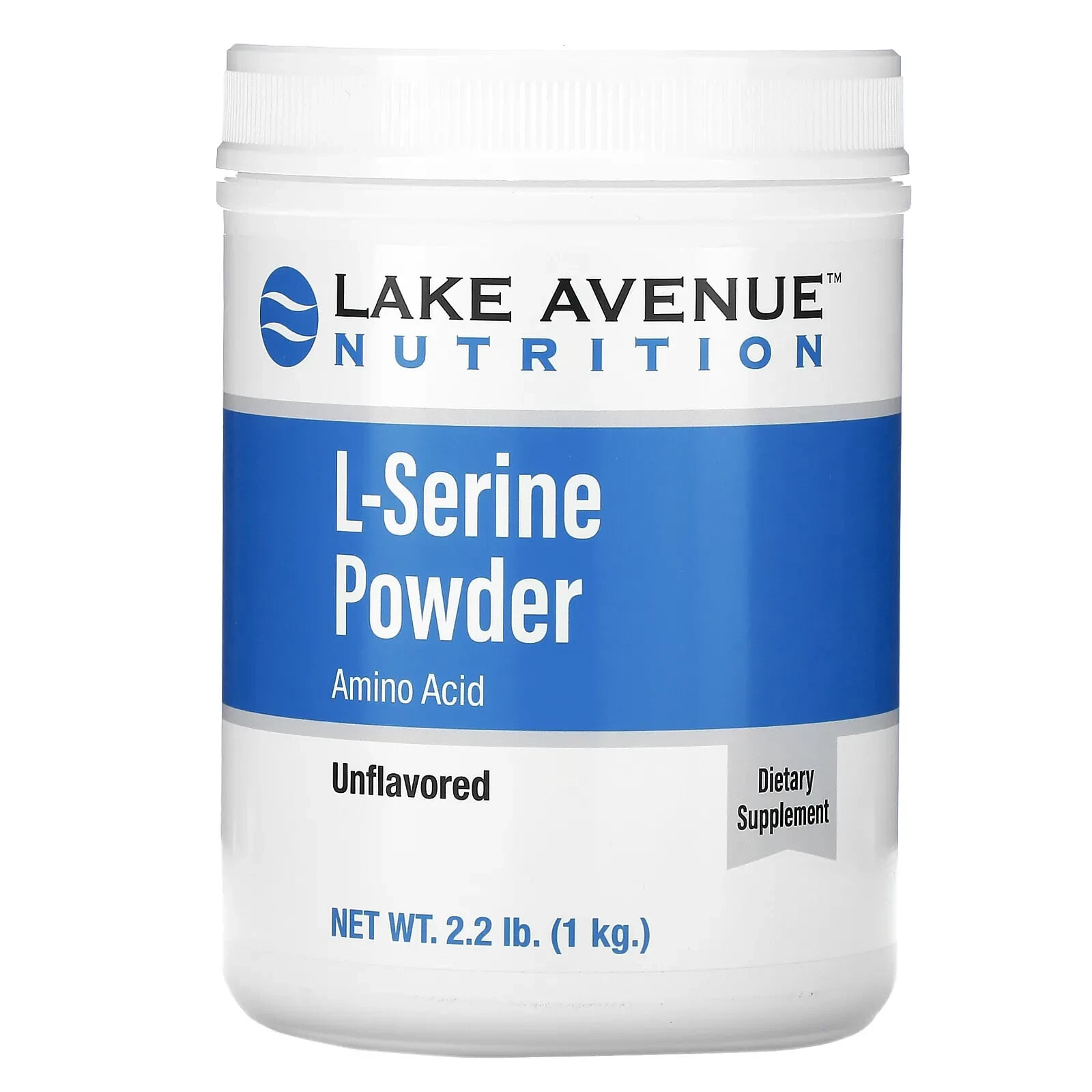 Lake Avenue Nutrition, L-Serine Powder, Unflavored Powder, 1 lb (454 g)