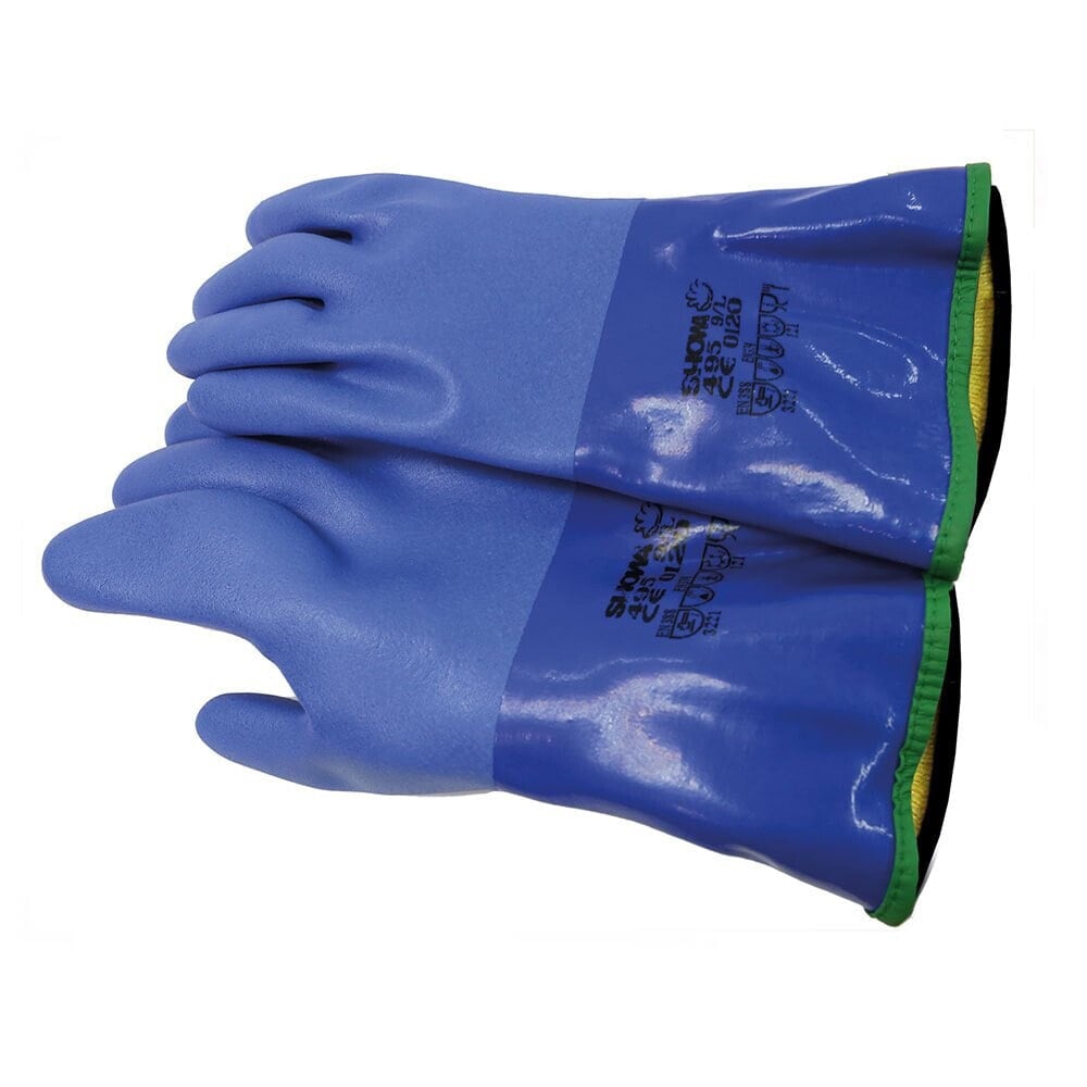 SI-Tech Blue PVC Basic Gloves