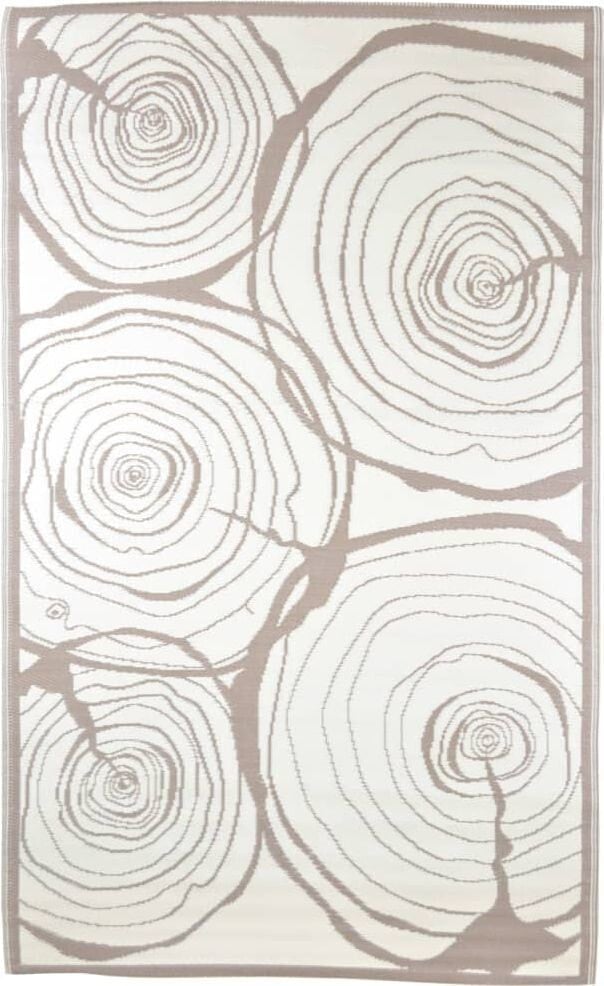 Esschert Design Esschert Design Outdoor carpet, 240x150 cm, tree cross pattern