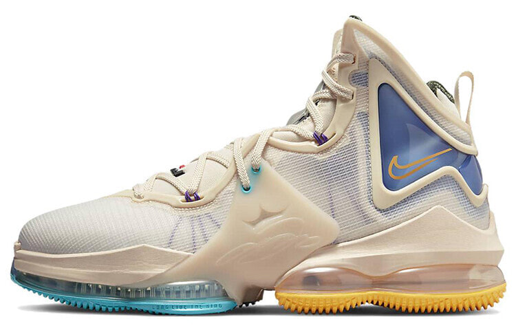 Nike Lebron 19 Minneapolis Lakers 詹姆斯19 中帮 实战篮球鞋 男女同款 米白 国外版 / Баскетбольные кроссовки Nike Lebron 19 Minneapolis Lakers 19 DC9339-200