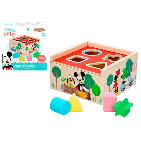 WOOMAX Disney Mickey Minnie Wooden Cube Forms 5 Pieces