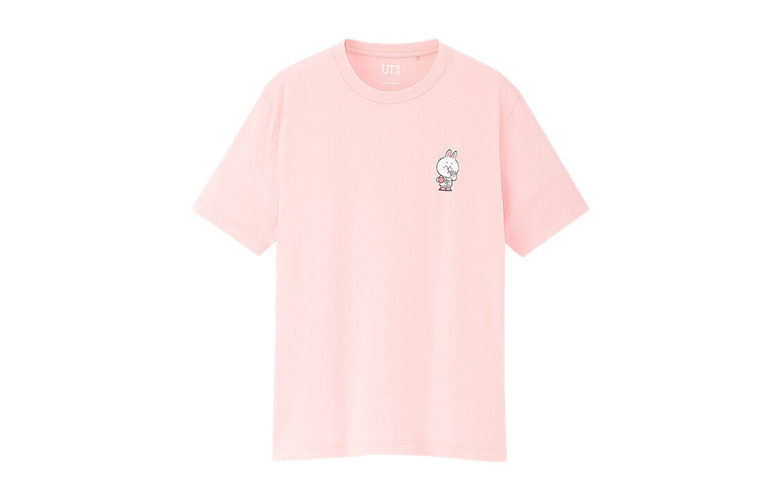UNIQLO优衣库直筒T恤 男女同款 / Футболка UNIQLOT Trendy Clothing Featured Tops T-Shirt 427528-10