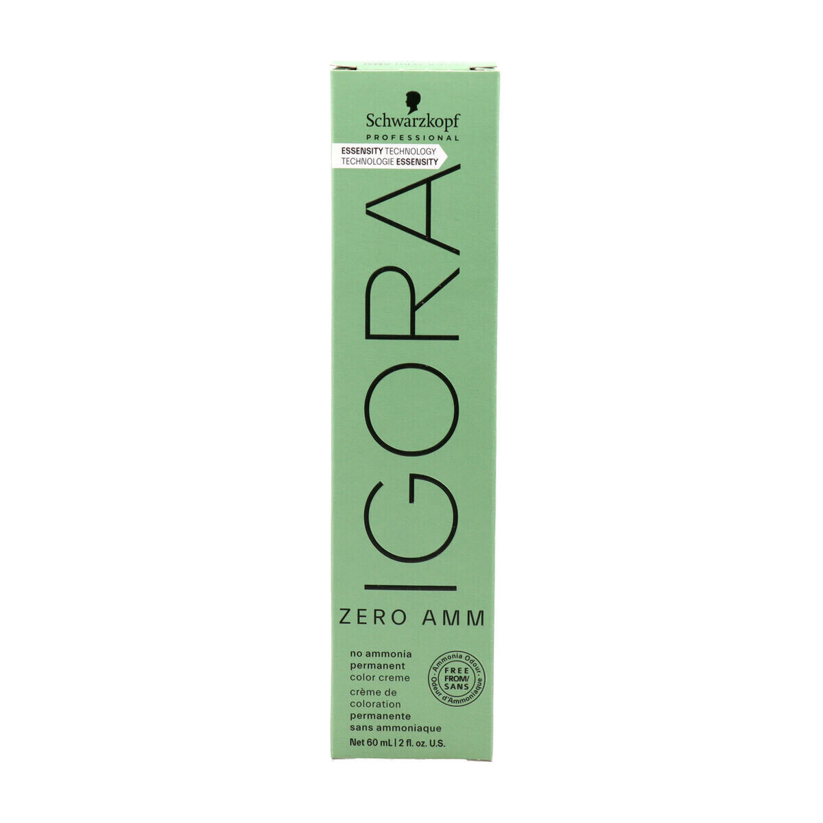 Постоянная краска Schwarzkopf Igora Zero Amm Светлый полутон Nº 7-21 Пепельный 60 ml