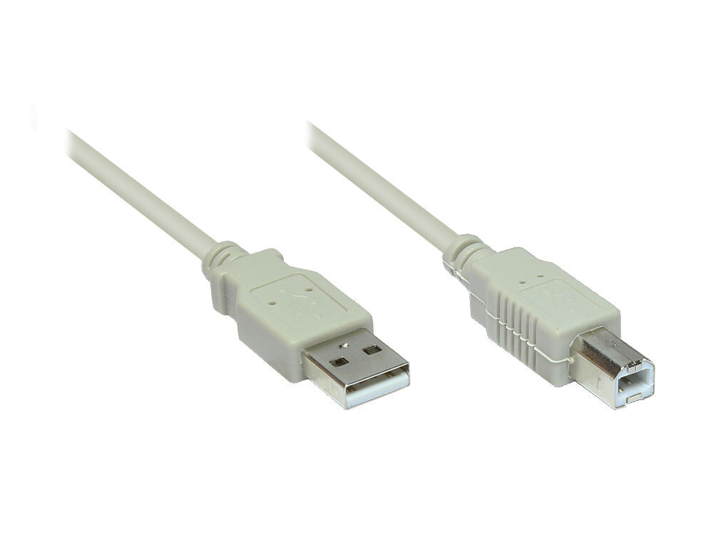 Alcasa USB 2.0 A/B 3m USB кабель USB A USB B Белый 2510-3OF