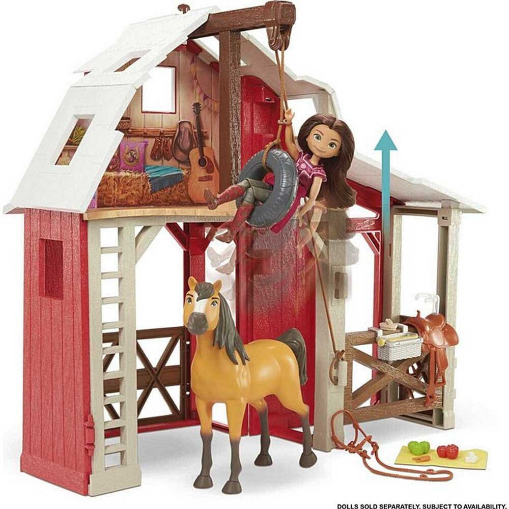 SPIRIT Barn With Toy Horse And Farm Accessories