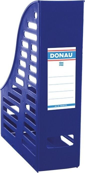 Donau Pojemnik ażurowy na dokumenty DONAU, PP, A4, składany, niebieski
