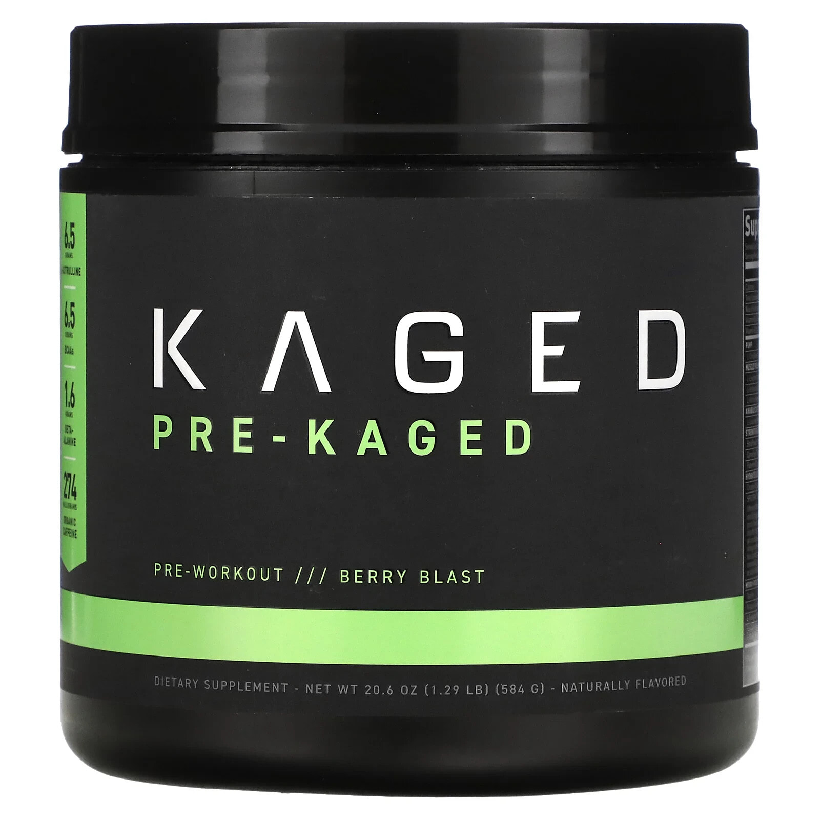PRE-KAGED, Pre-Workout, Fruit Punch, 1.31 lb (592 g)