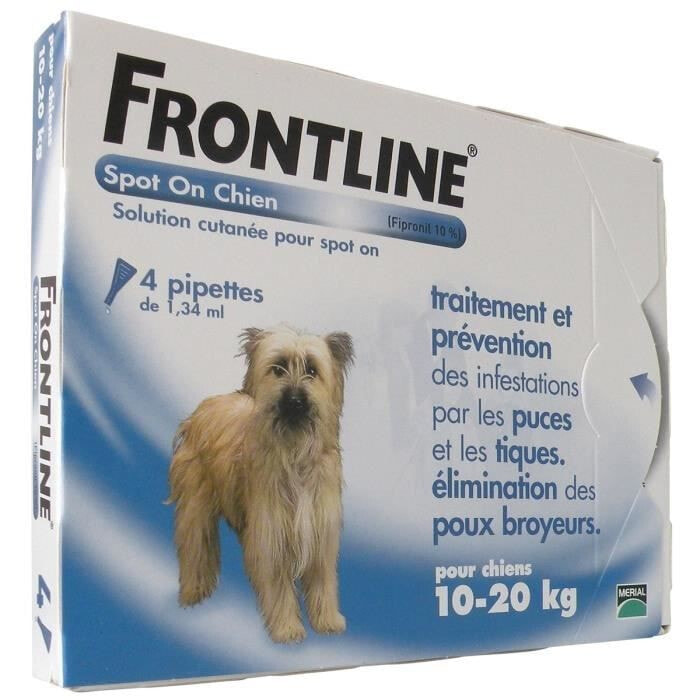 FRONTLINE Spot On Dog 10-20 кг - 4 пипетки